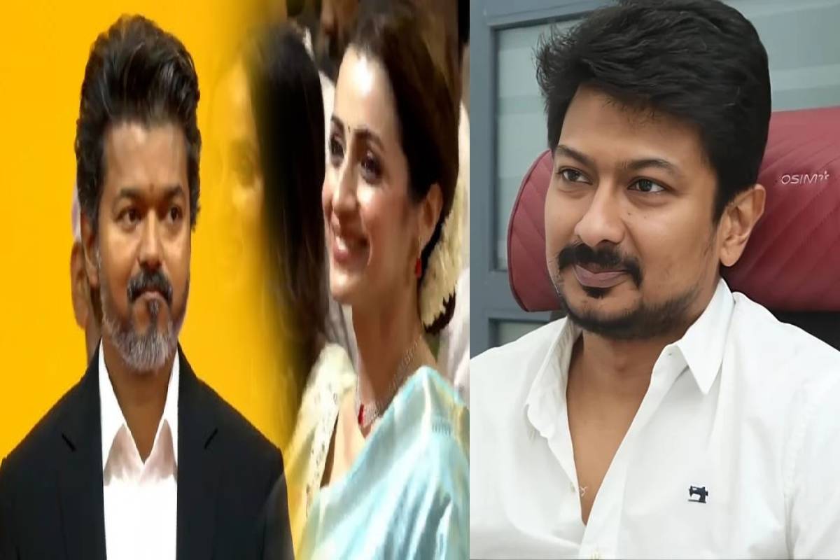 சர்ச்சைக்கு மத்தியில் த்ரிஷாவுக்கு உதயநிதி கொடுத்த பெரிய வாய்ப்பு! என்ன தெரியமா? | Cm Vijay Friend Trisha Gets 12 Crore Offer Dmk
