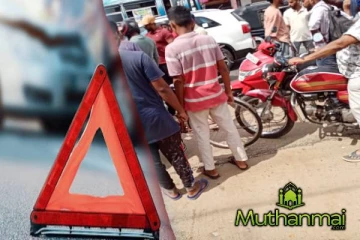 வாழைச்சேனையில் விபத்து : தாயும் மகனும் காயம்