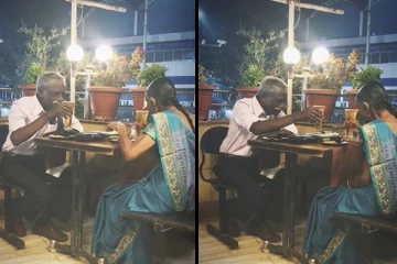 ஒன்றாக மது அருந்தும் தம்பதிகள்: உண்மையான காதலைக் கண்டு உருகும் நெட்டிசன்கள்