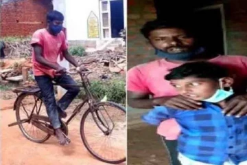 மகனுக்கு மருந்து வாங்க 300 கி. மீ சைக்கிளிலேயே பயணம் செய்த தந்தை- நெகிழ வைத்த செயல்