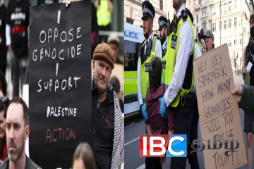 லண்டனில் இடம்பெற்ற போராட்டம் : நூற்றுக்கணக்கானவர்கள் கைது