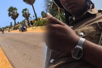 வெற்றிலைக்கேணி பகுதியில் விபத்து: பொலிஸாரால் தடுக்கப்பட்ட ஊடகவியலாளர்