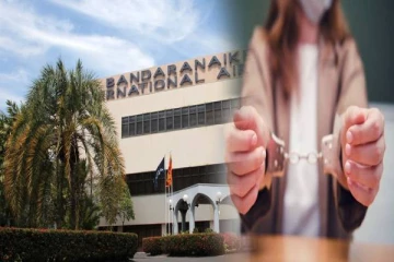 கட்டுநாயக்க விமான நிலையத்தில் வைத்து கைது செய்யப்பட்ட இளம் யுவதி!