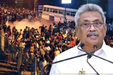 மீண்டும் கோட்டாபயவின் மீரிஹான இல்லத்தை முற்றுகையிட்ட மக்கள்