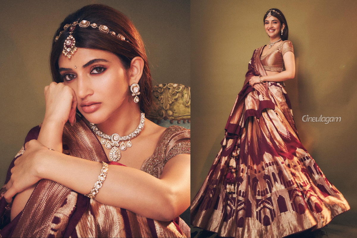 நடிகை ஸ்ரீலீலா ஹோம்லி லுக்கில் அசத்தலான போட்டோஷூட் | Sreeleela Stunning In Traditional Look