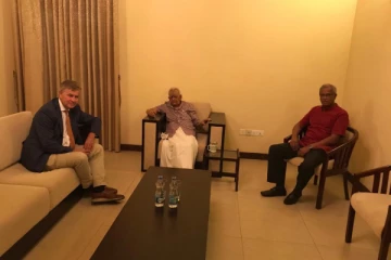 தமிழர் விரும்பும் தீர்வையே நாங்கள் மனதார ஏற்போம்:எரிக் சொல்ஹெய்மிடம் சம்பந்தன் இடித்துரைப்பு(Photo)