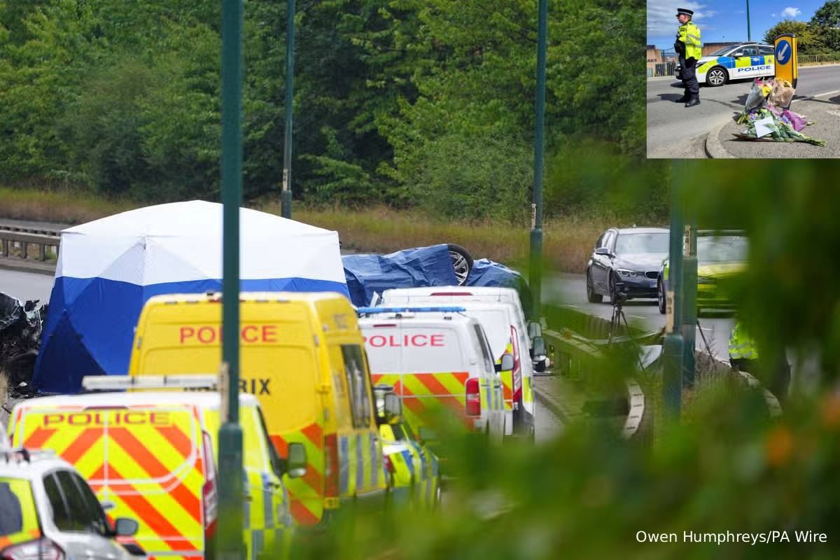 man dies after car chase in warwickshire uk
