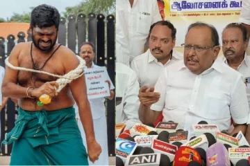 அண்ணாமலை வாழ்நாள் முழுவதும் செருப்பு அணிய முடியாது: அமைச்சர் பேச்சு