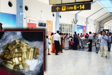 கட்டுநாயக்க விமான நிலையத்தில் தங்க பிஸ்கட்டுகளுடன் சிக்கிய பாதுகாப்பு அதிகாரி