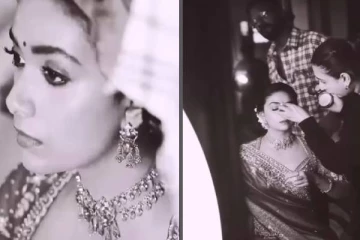 பிங்க் நிற சேலையில் அழகு பசுமையாகவே மாறிய கீர்த்தி சுரேஷ்! வைரலாகும் காணொளி