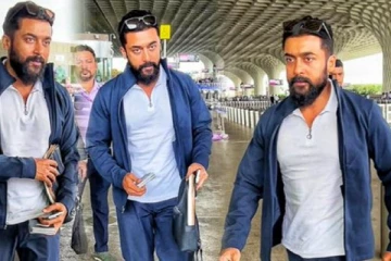 ஏர்போர்ட்டில் மகனுடன் சூர்யா.. போட்டோ எடுக்க வந்தவர்களுக்கு போட்ட கண்டிஷன்