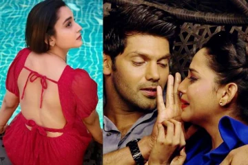 ஆர்யாவின் முன்னாள் காதல் நடிகையா இது!! விருதுவிழாவிற்கு இப்படியொரு ஆடையில் அபர்ணதி..