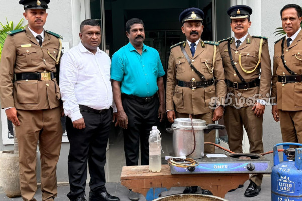 சட்டவிரோத நடவடிக்கையில் ஈடுபட்ட ஓய்வுபெற்ற அதிகாரி கைது! பெருந்தொகை அபராதம் விதிப்பு | Retired Officer Arrested Making Homemade Sputum