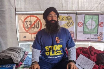 லண்டனில் உண்ணாவிரத போராட்டத்தில் ஈடுபடும் இந்திய வம்சாவளி நபர்: அவர் கூறும் காரணம்