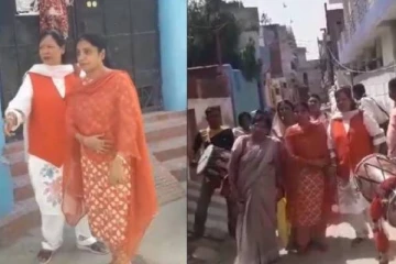 விவாகரத்து வாங்கிய மகளை மேள தாளத்துடன் வரவேற்ற தந்தை