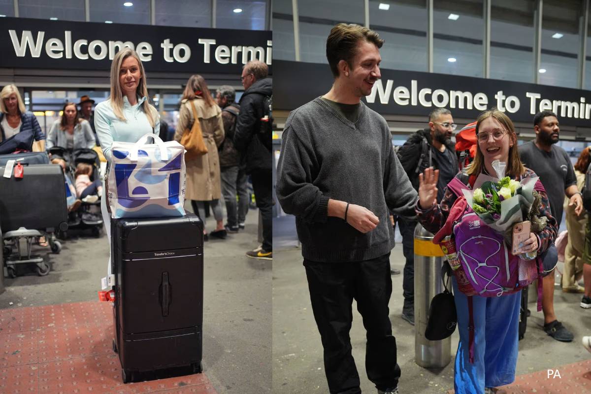 மத்திய கிழக்கு நாடுகளிலிருந்து பிரித்தானியர்களுடன் லண்டன் வந்தடைந்த முதல் விமானம் | 1St Flight From Uae To London Landed Amid Iran War