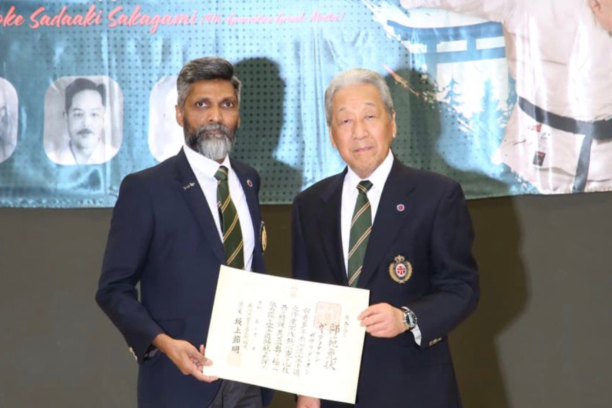 ஈழத்து தமிழருக்கு உலகின் உயரிய "சிகான்" கராத்தே பட்டம் | Sri Lankan Tamil Wins First Shihan Karate Title