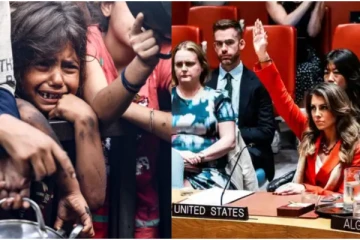 காஸா போர் நிறுத்தம் எதிராக வாக்களித்த அமெரிக்கா ; உலக நாடுகள் கண்டனம்