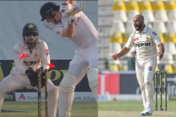 அதிரடி சதமடித்த டக்கெட்! மூவரை கிளீன் போல்டாக்கி மிரட்டிய பாகிஸ்தான் வீரர் (வீடியோ)