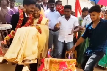 குப்பை வண்டியில் வந்த கல்யாணப் பொண்ணு! மணமகள் ஊர்வலத்தை பார்த்து பேரதிர்ச்சியில் உறைந்த உறவுகள்