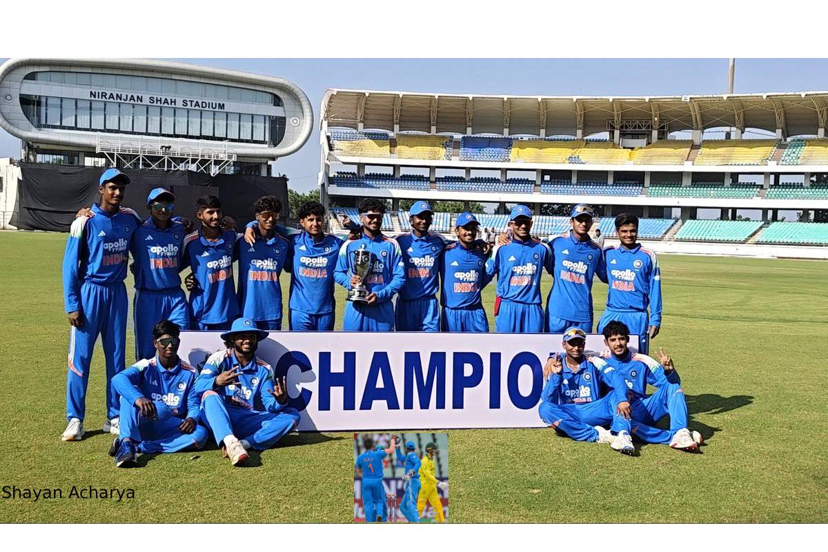 India u19 clean sweep australia, odi 2026