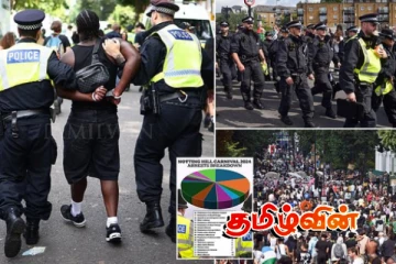 100இற்கும் மேற்பட்டோர் கைது: பிரித்தானிய அரசாங்கத்தின் அதிரடி நடவடிக்கை