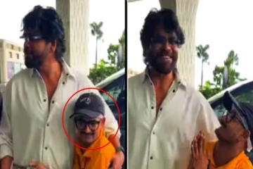 முதியவரின் ஆசையை நிறைவேற்றிய நாகர்ஜுனா- கண்டதும் கூடிய ரசிகர் கூட்டம்