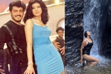 அஜித்துடன் அப்படியொரு ஆட்டம் போட்ட நடிகையா இது? 49 வயதில் நீச்சல் உடையில் நடிகை வெளியிட்ட புகைப்படம்..