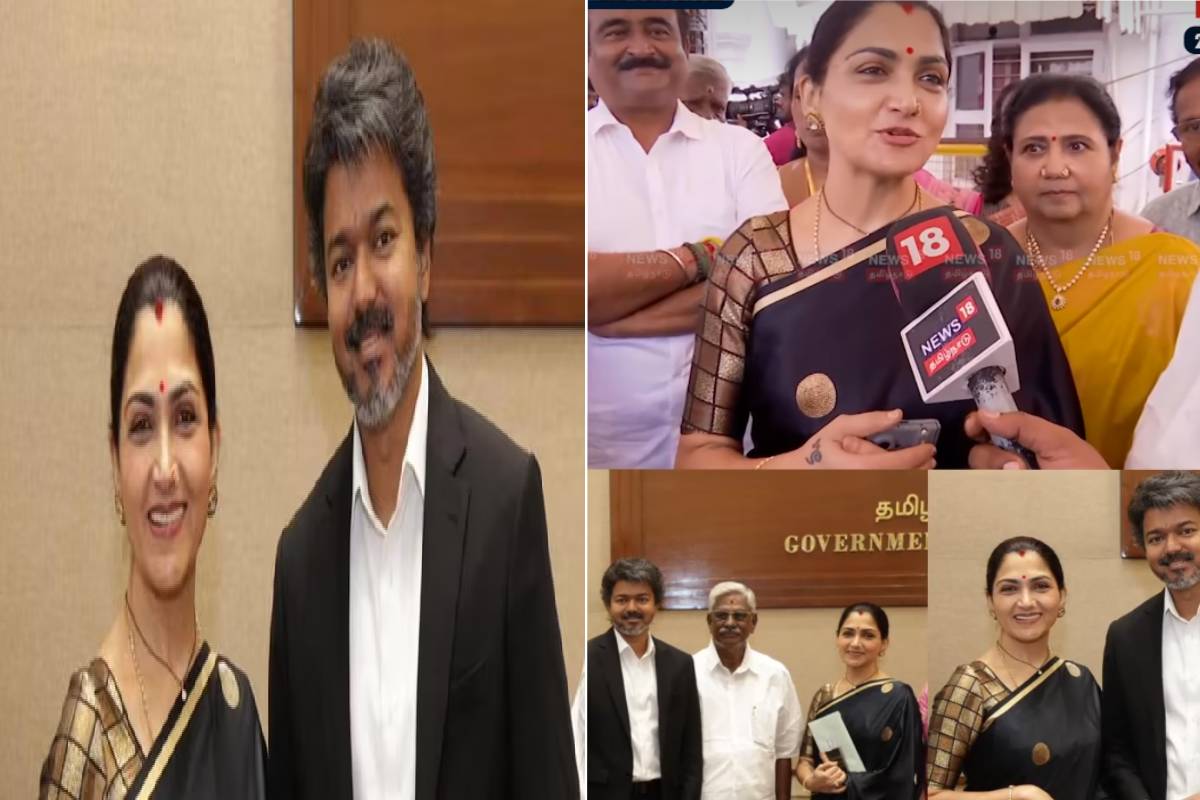 10 நாளில் எதையும் சரிப்படுத்த முடியாது - விஜய் ஆட்சி குறித்து பாஜக நிர்வாகி குஷ்பு பேட்டி | Actor Khushbu Sundar Met Tamil Nadu Cm Vijay