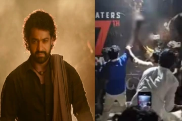 தேவரா ரிலீஸ் கொண்டாட்டம் - தலையை வெட்டி ரத்த அபிஷேகம் செய்த ரசிகர்கள்