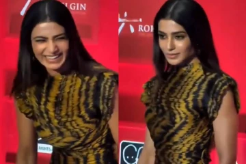 திரும்பி நிற்க சொன்ன நபர்கள்!! கூச்சப்படாமல் சமந்தா கொடுத்த போஸ்...