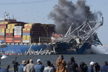 அமெரிக்காவில் கப்பல் விபத்து: இந்திய - இலங்கை பணியாளர்கள் 21 பேர் மீது தீவிர விசாரணை