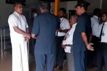 யாழ்ப்பாண விமான நிலையத்தை பார்வையிட்ட வடமாகாண ஆளுநர்