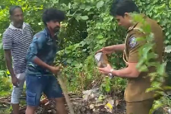 குப்பைக் குவியலில் மறைத்து வைக்கப்பட்டிருந்த ஆயுதங்கள் | Galle Weapons Crime