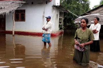 வெள்ளக்காடாகிய வேம்படுகேணி பிரதேசம்! வீடுகளை நோக்கி படையெடுக்கும் முதலைகள்- அச்சத்தில் வாழும் மக்கள் (படங்கள்)