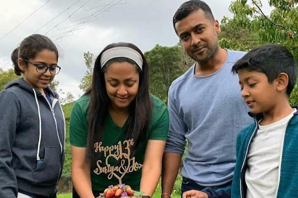 மனைவி ஜோதிகாவுடன் ஒர்கவுட் செய்யும் நடிகர் சூர்யா.. வெளிவந்த புகைப்படங்கள்