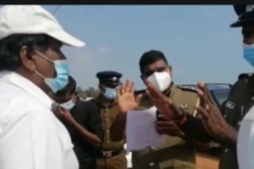பேரணிக்குத் தயாராக இருந்த முன்னாள் மாகாணசபை உறுப்பினர்! தடையுத்தரவுடன் விரைந்த பொலிஸார்