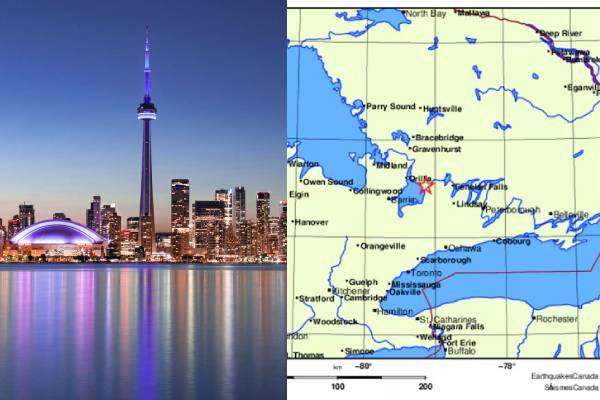 கனேடிய மாகாணமொன்றில் கேட்ட வித்தியாசமான சத்தம்: அடுத்து நடந்த அபூர்வ நிகழ்வு | 3 7 Magnitude Earthquake Hits Ontario