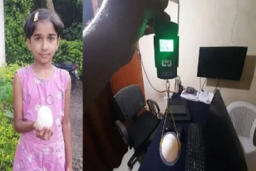 இந்தியாவிலேயே மிகப்பெரிய முட்டையை இட்ட கோழி - சாதனை புத்தகத்திலும் இடம்பிடிப்பு (படங்கள்)