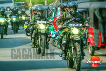 පලායන සැකකරුවන් අත්අඩංගුවට ගන්න විශේෂ යතුරුපැදි බලඝනයක්