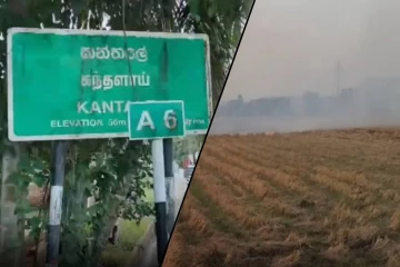 அறுவடைக்குப் பின் வயல்களுக்கு தீ வைப்பு - கால்நடைகளுக்கு பாதிப்பு ஏற்படும் அபாயம்