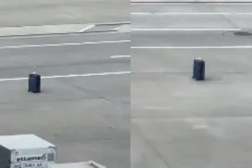 விமான நிலையத்தில் தானாக நகர்ந்த சூட்கேஸ்.. சினிமாவை மிஞ்சும் திகில் சம்பவம்! வைரல் வீடியோ