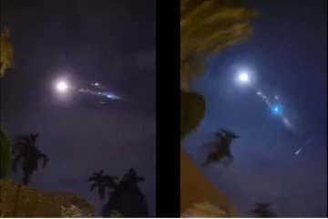 பூமியில் நுழைந்த விண்வெளி குப்பைகள் - வைரலாகும்  வீடியோ