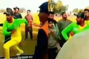 ரசிகர் சொன்ன வார்த்தை..பாய்ந்து வந்து அடித்த பாகிஸ்தான் வீரர்..சர்ச்சையை ஏற்படுத்திய வீடியோ