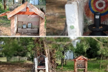 கைவிடப்பட்ட இராணுவ முகாமின் வழிபாட்டிடத்தில் சிவலிங்கம்