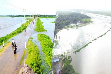 வெள்ளத்தில் மூழ்கியுள்ள அம்பாறை - கிட்டங்கி வீதி: மக்கள் சிரமம் (Photos)