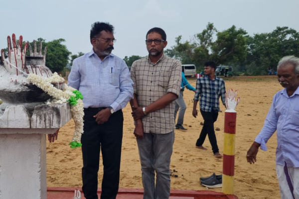 முள்ளிவாய்க்காலில் இந்திய நாடாளுமன்ற உறுப்பினர் முனைவர் தொல். திருமாவளவன் | Dr Thirumavalavan At Mullivaikkal