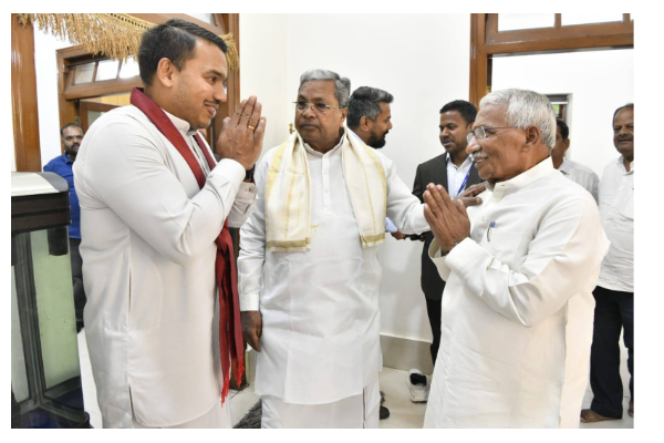 நாமல் சந்தித்த கர்நாடகாவின் முக்கிய அரசியல் தலைவர் | Namal Rajapaksa Siddaramaiah