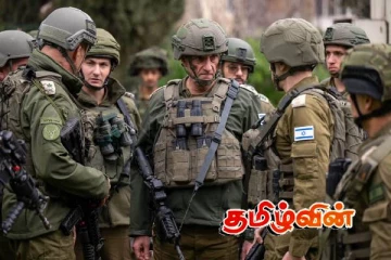 பாலஸ்தீனியர்களை வெளியேற்றும் நடவடிக்கைகளில் இஸ்ரேல் பாதுகாப்புப் படைகள்
