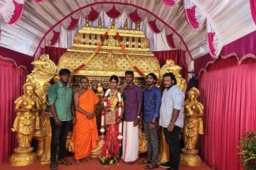 யாழில் இடம் பெற்ற பூப்புனித நீராட்டு விழாவில் கலந்துகொண்ட தேரர்